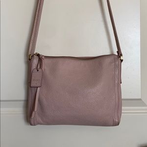 Pink cross body bag